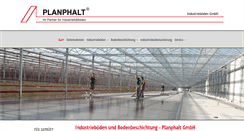 Desktop Screenshot of planphalt-gmbh.de