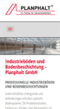 Mobile Screenshot of planphalt-gmbh.de