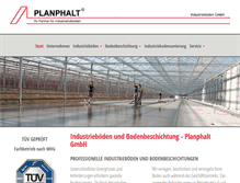 Tablet Screenshot of planphalt-gmbh.de